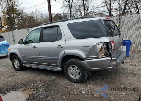 2004 Toyota Sequoia Sr5 из США, поврежденный, VIN 5TDBT44A64S209465